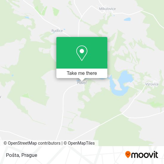 Карта Pošta