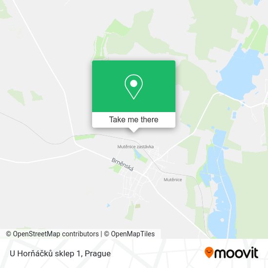 U Horňáčků sklep 1 map