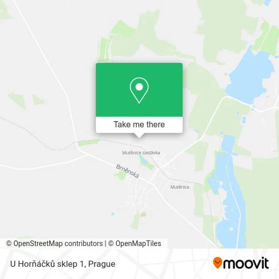 Карта U Horňáčků sklep 1