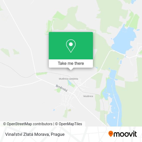 Vinařství Zlatá Morava map