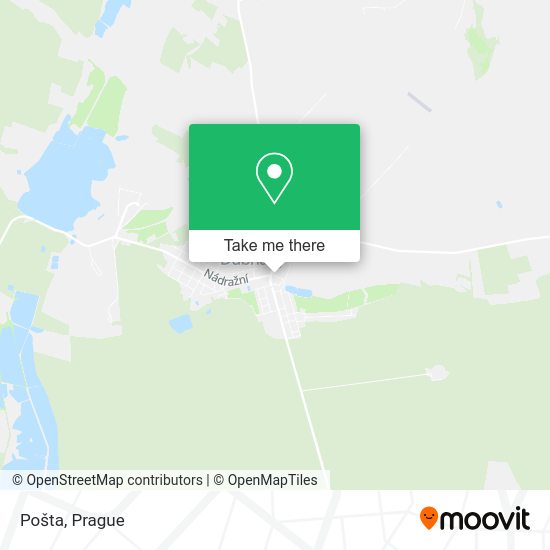 Карта Pošta