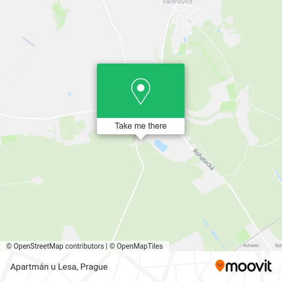 Карта Apartmán u Lesa