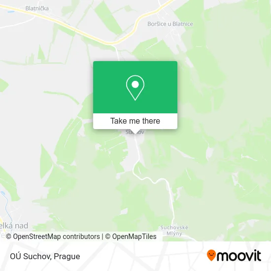 Карта OÚ Suchov