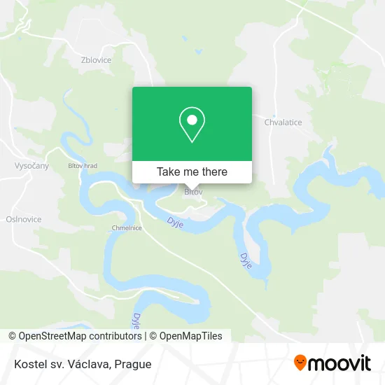 Карта Kostel sv. Václava