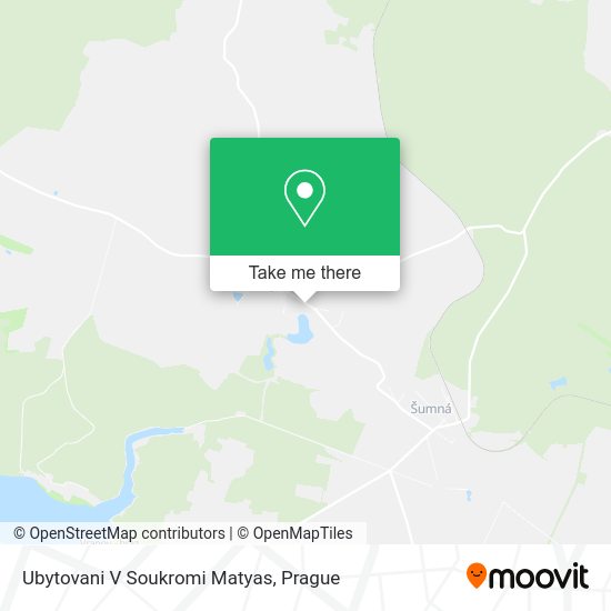 Карта Ubytovani V Soukromi Matyas