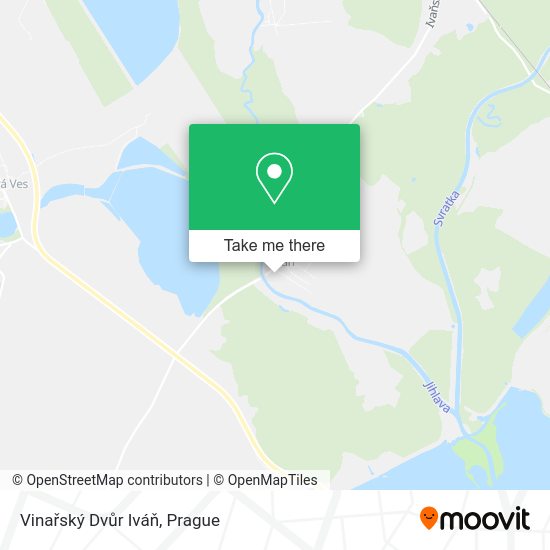 Vinařský Dvůr Iváň map