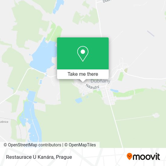 Карта Restaurace U Kanára