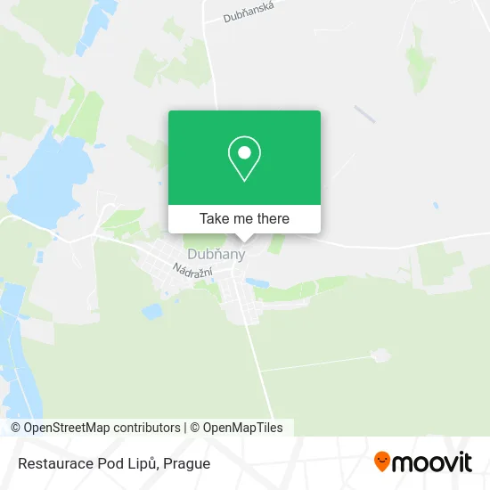 Карта Restaurace Pod Lipů