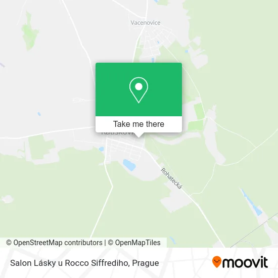 Карта Salon Lásky u Rocco Siffrediho