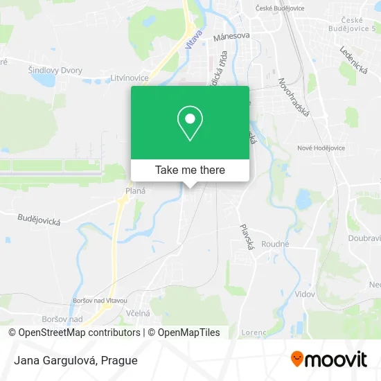 Карта Jana Gargulová