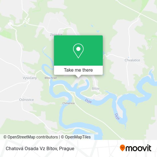 Карта Chatová Osada Vz Bítov