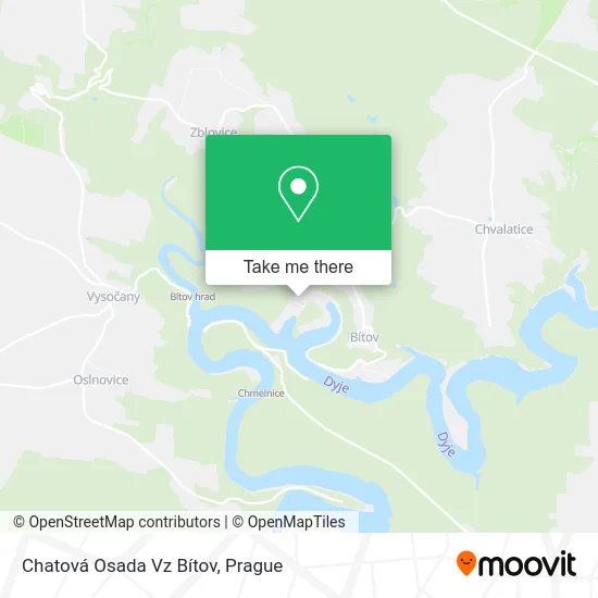 Карта Chatová Osada Vz Bítov