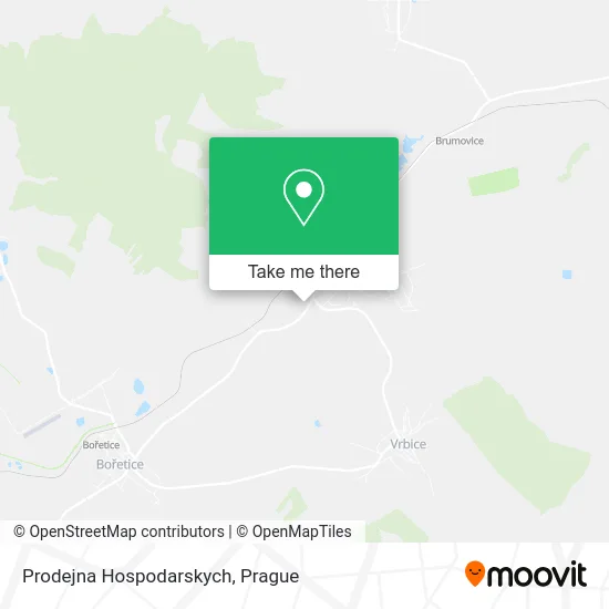 Карта Prodejna Hospodarskych