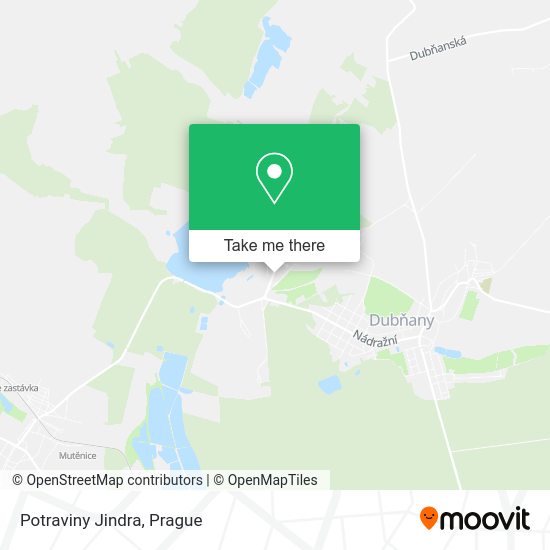 Карта Potraviny Jindra