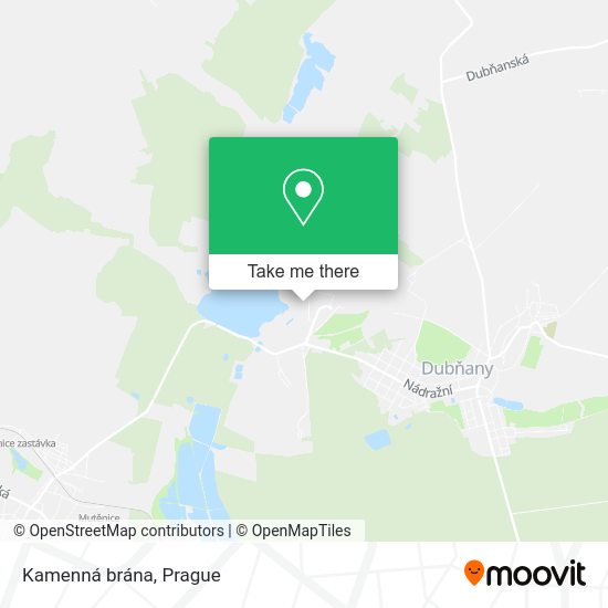 Карта Kamenná brána