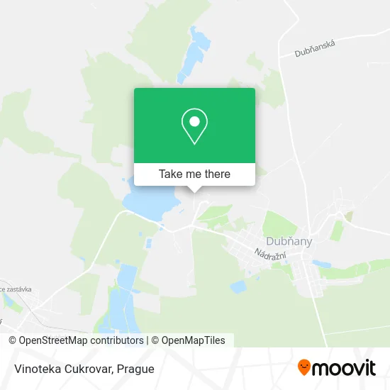 Карта Vinoteka Cukrovar