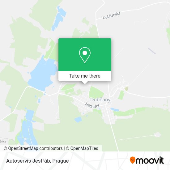Autoservis Jestřáb map