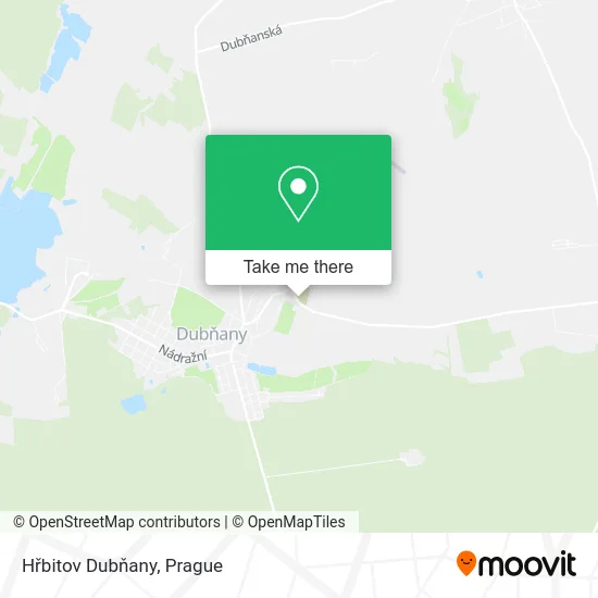 Карта Hřbitov Dubňany