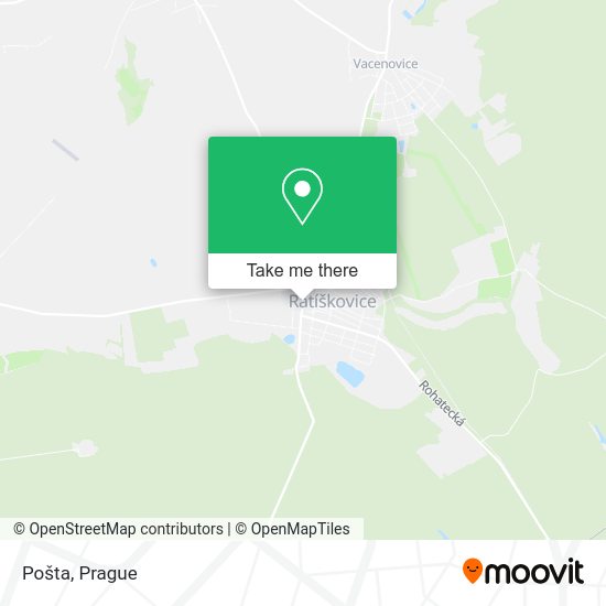 Карта Pošta