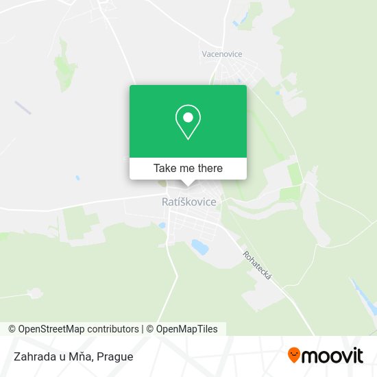 Карта Zahrada u Mňa