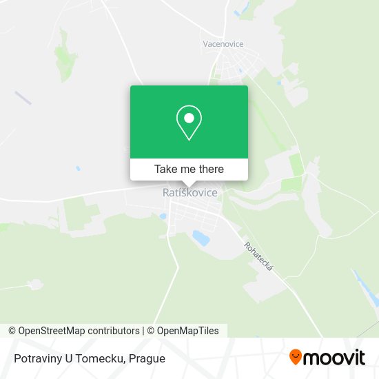 Карта Potraviny U Tomecku