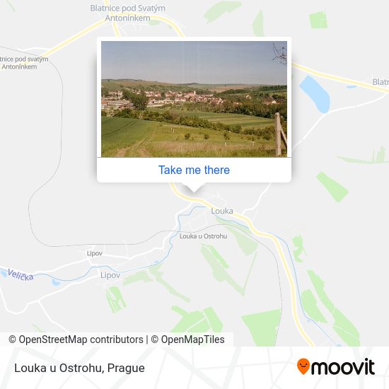 Карта Louka u Ostrohu