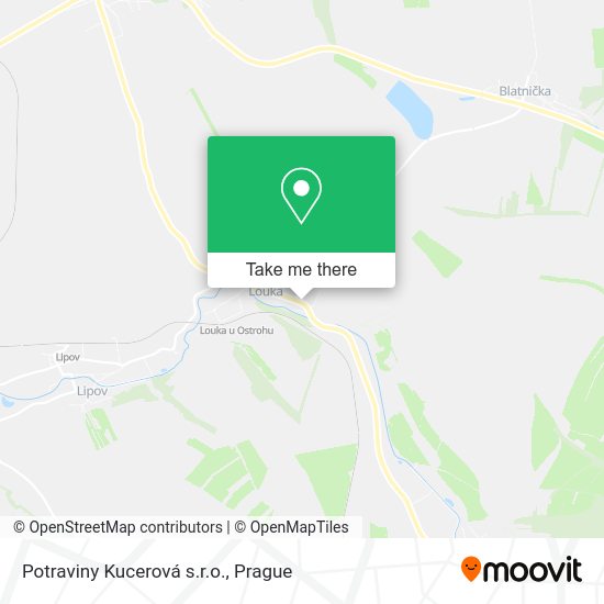 Карта Potraviny Kucerová s.r.o.