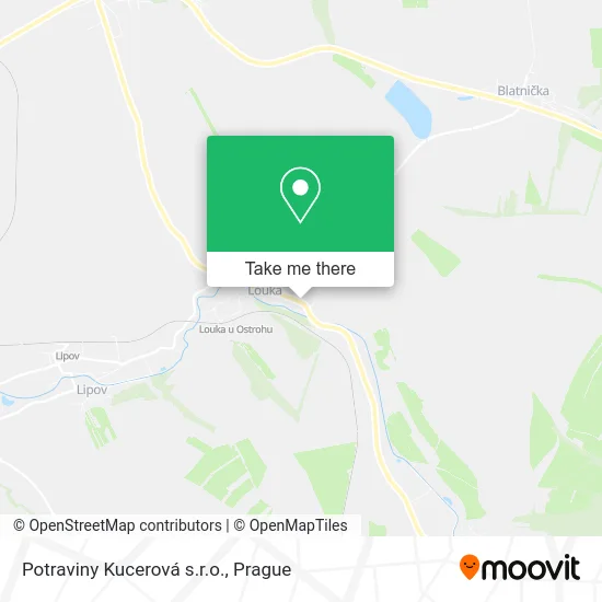 Карта Potraviny Kucerová s.r.o.