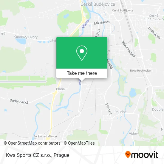 Карта Kws Sports CZ s.r.o.