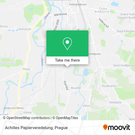 Карта Achilles Papierveredelung