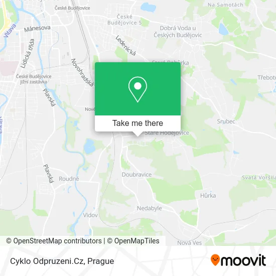 Карта Cyklo Odpruzeni.Cz