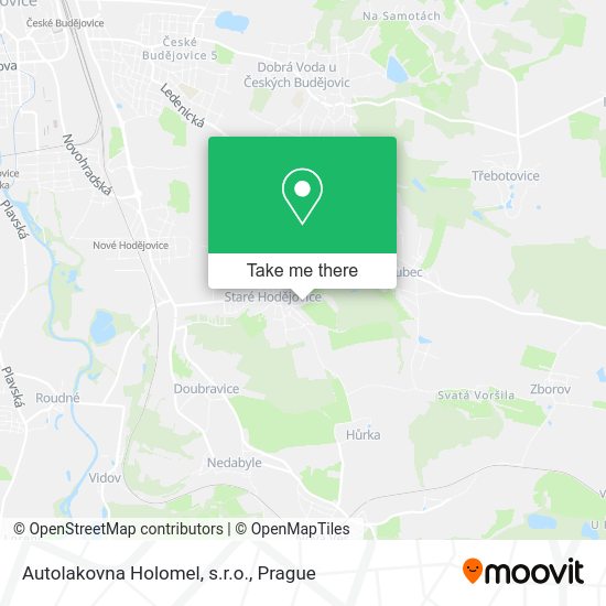 Autolakovna Holomel, s.r.o. map