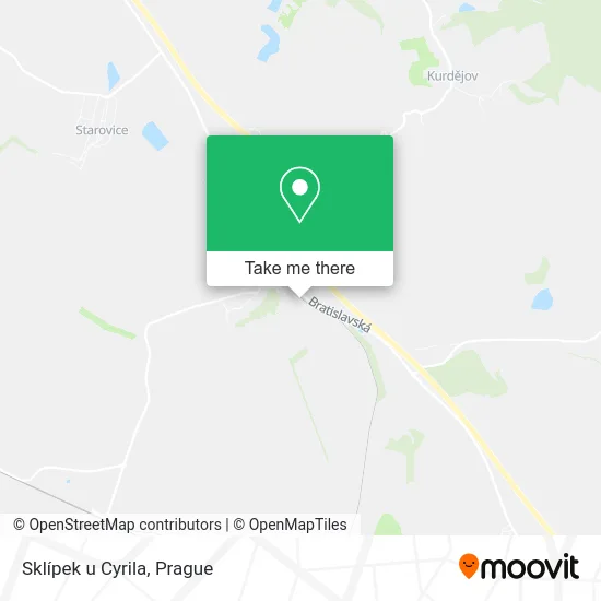 Карта Sklípek u Cyrila