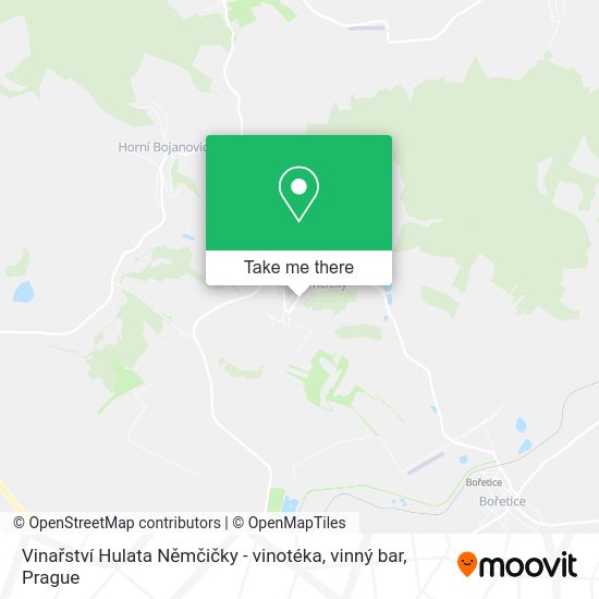 Vinařství Hulata Němčičky - vinotéka, vinný bar map