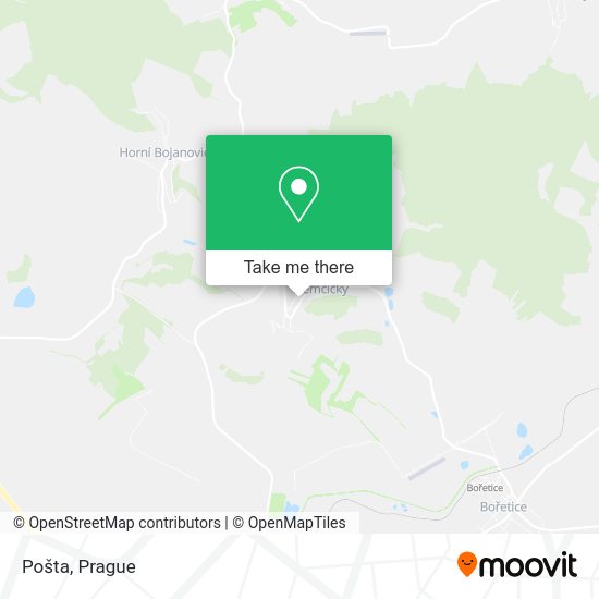 Карта Pošta