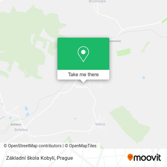Základní škola Kobylí map