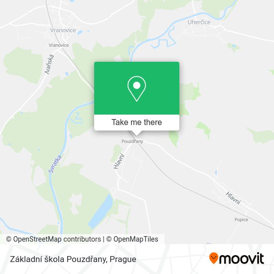 Základní škola Pouzdřany map