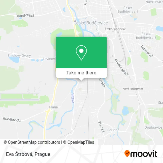 Eva Štrbová map