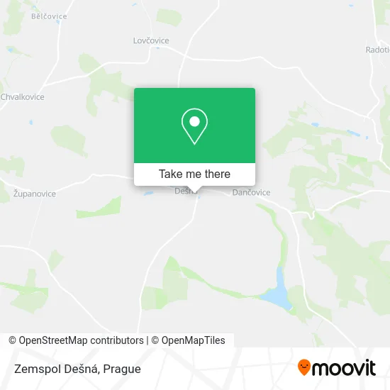 Карта Zemspol Dešná