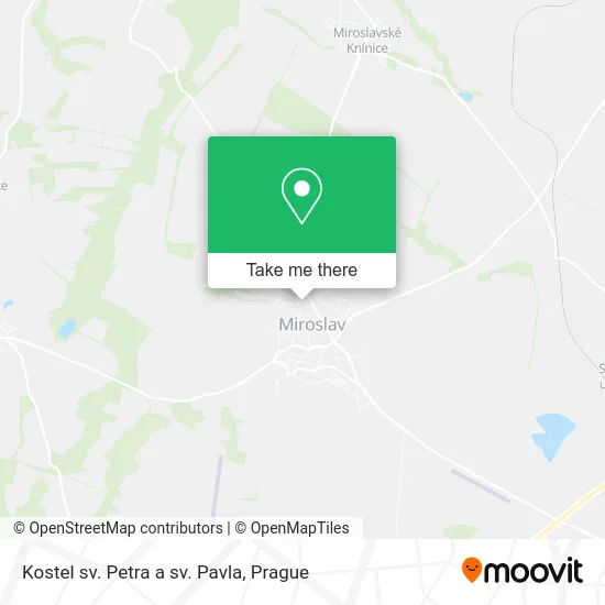 Карта Kostel sv. Petra a sv. Pavla