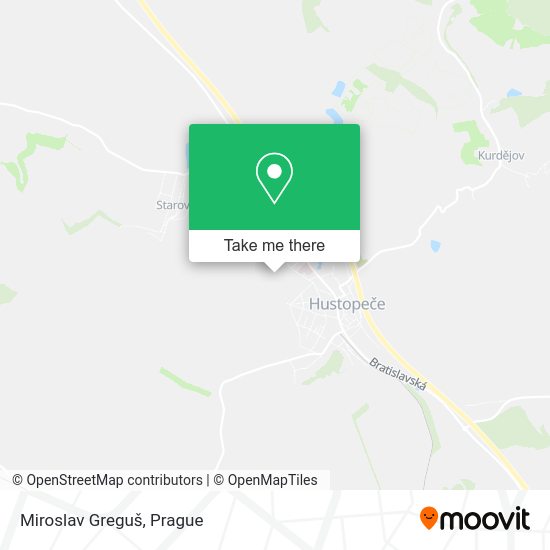 Miroslav Greguš map