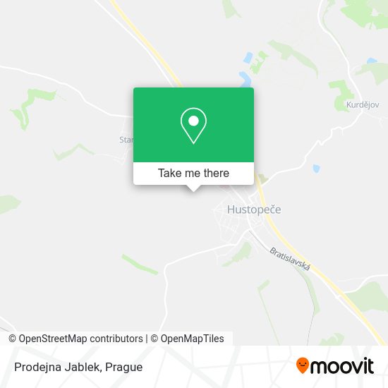 Карта Prodejna Jablek