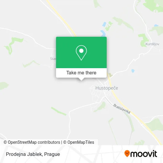 Карта Prodejna Jablek