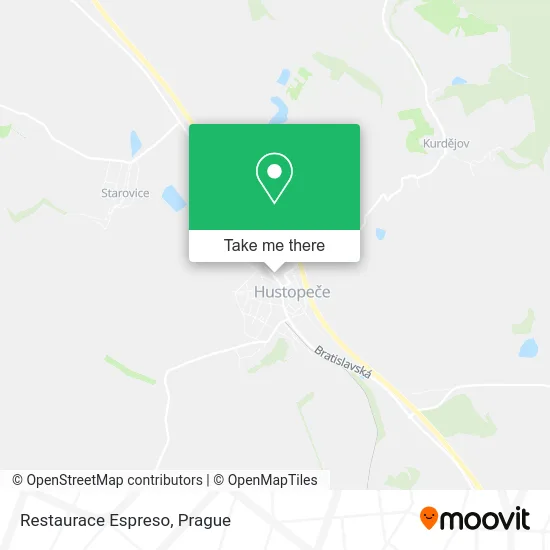 Карта Restaurace Espreso