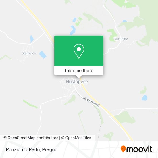 Карта Penzion U Radu