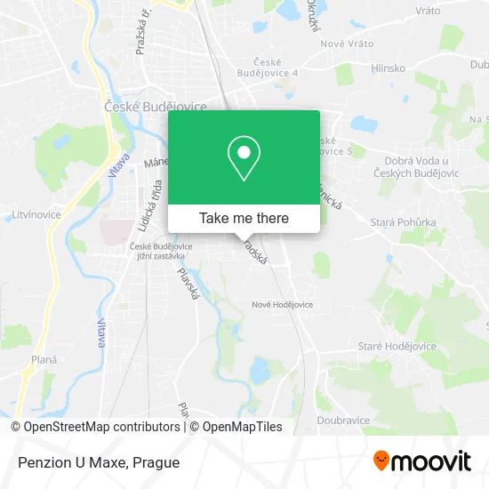 Карта Penzion U Maxe