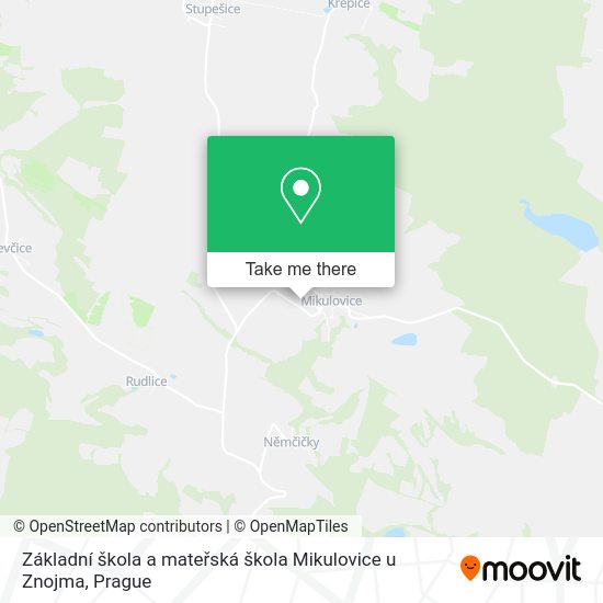 Základní škola a mateřská škola Mikulovice u Znojma map