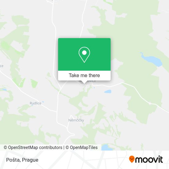 Карта Pošta