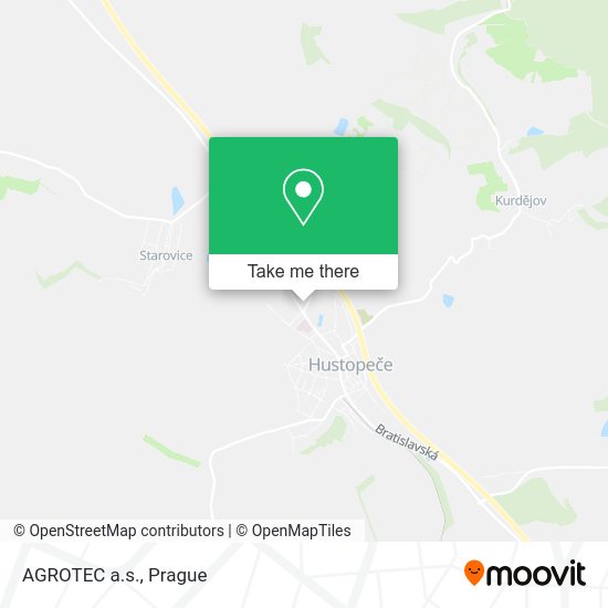 Карта AGROTEC a.s.