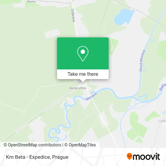 Карта Km Beta - Expedice